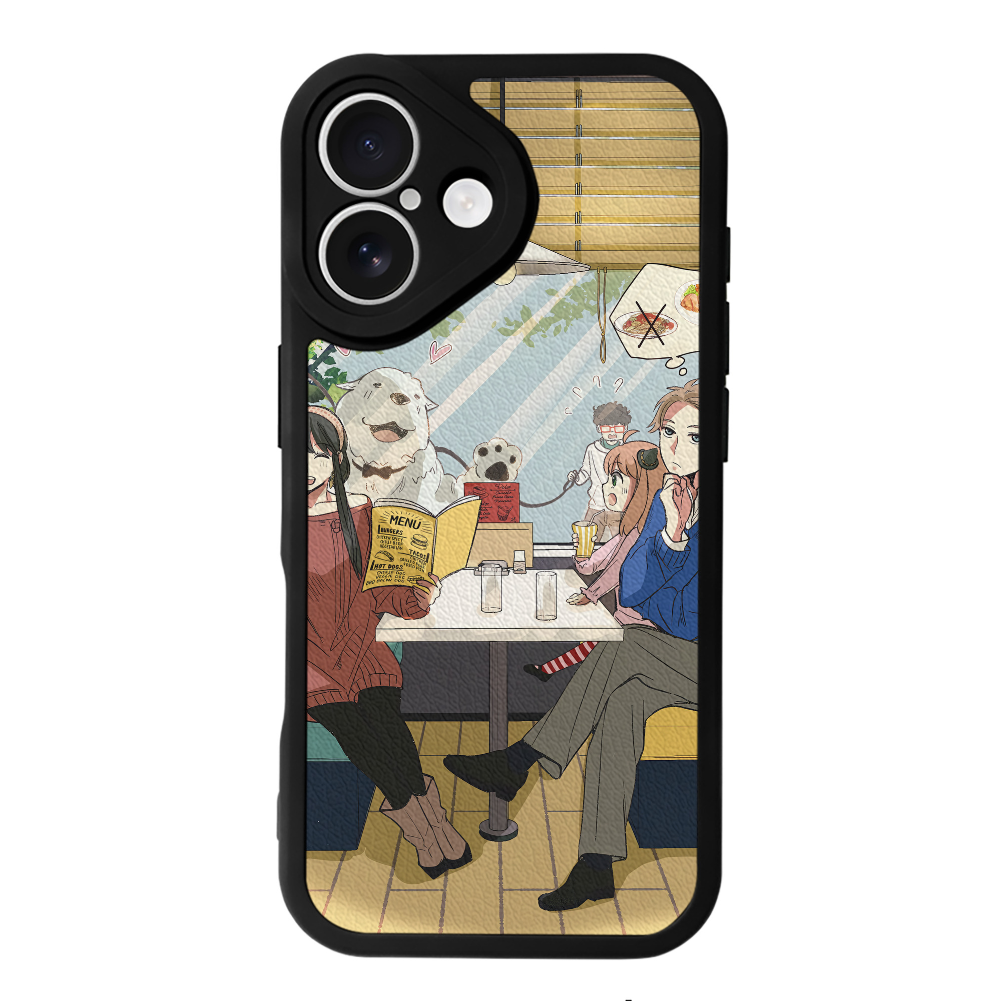（画像用） SPY×FAMILY间谍家家酒 【iPhone 16シリーズ対応】シリコンスマホケース（レザー調） 材質：シリコン